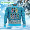Chibis Power Rangers Ugly Christmas Sweater