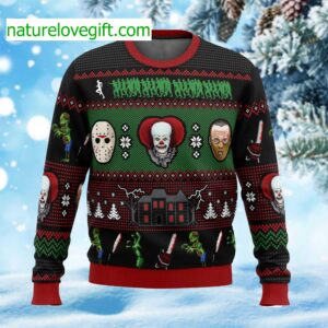 Classic Horror Ugly Christmas Sweater