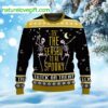 Dancing Skeleton Tis’ The Season To Be Spooky Ugly Christmas Sweater