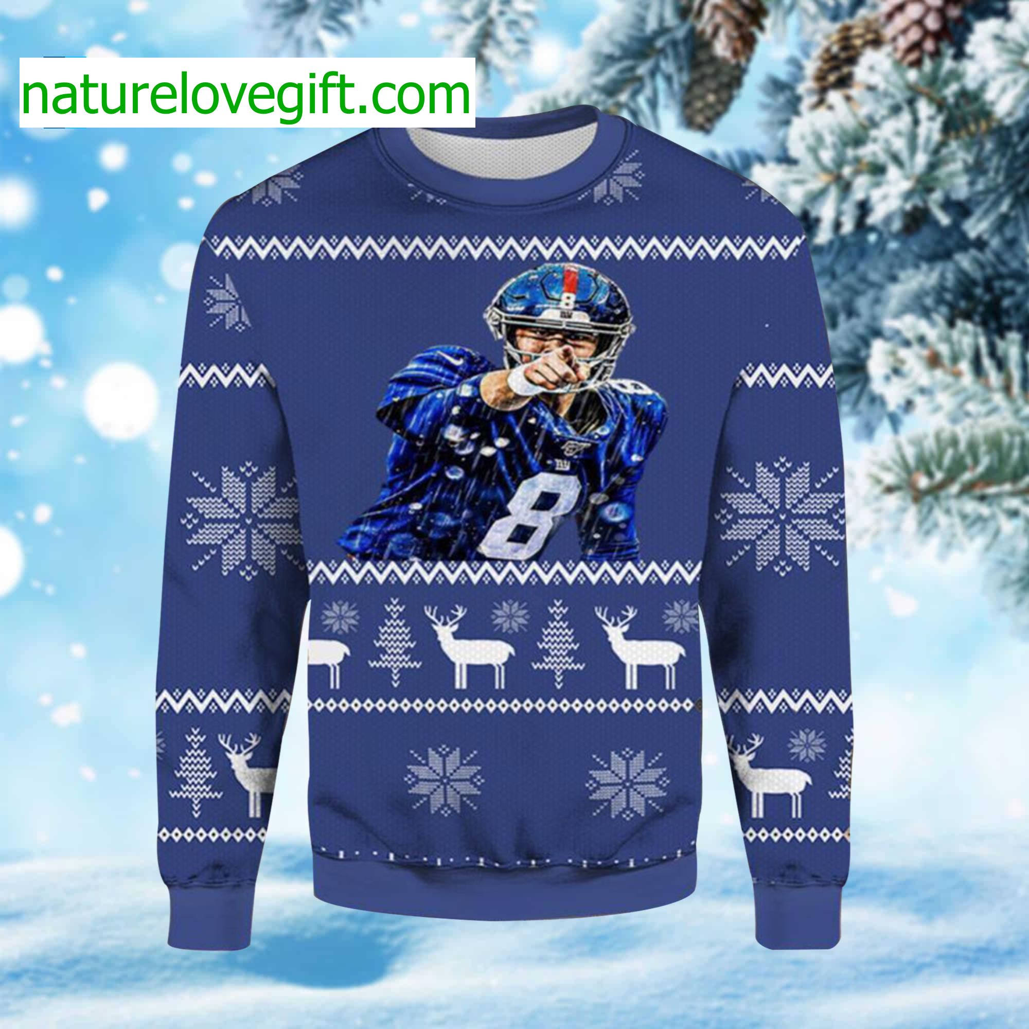 Daniel Jones Ugly Christmas Sweater Daniel Jones Ugly Christmas Sweater
