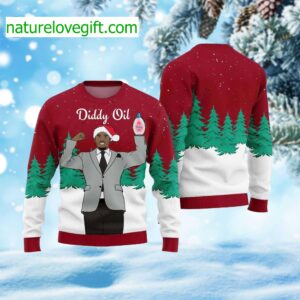 Diddy Oil Ugly Christmas Sweater