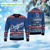 Dodgers World Series Ugly Christmas Sweater