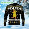 Fat Duck Pew Pew Madafakas Ugly Christmas Sweater