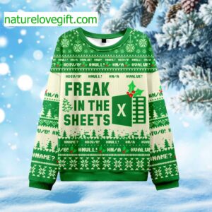 Freak In The Sheets Ugly Christmas Sweater