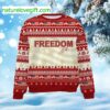 Freedom Charlie Kirk Ugly Christmas Sweater
