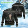 Harry Lyme Home Alone Why The Hell’d You Take Your Shoes Off Ugly Christmas Sweater