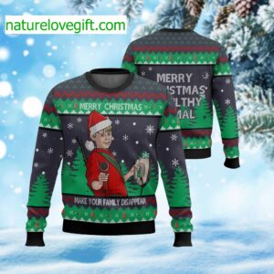 Home Alone Make Your Family Disappear Ugly Christmas Sweater