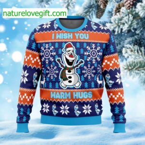 I Wish You Warm Hugs Ugly Christmas Sweater