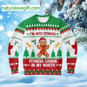 I’m Into Fitness Fitness Cookie In My Mouth Ugly Christmas Sweater
