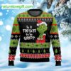 Is It Too Late To Be Good Ugly Christmas Sweater