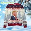 It’s Beginning To Look A Lot Like I Told You So Trump 2024 Ugly Christmas Sweater