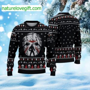 Jason Voorhees Halloween Ugly Sweater