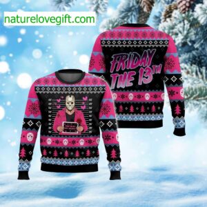 Jason Voorhees You Slay My Heart Ugly Christmas Sweater
