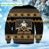 Jesus Saves Hockey Ugly Christmas Sweater
