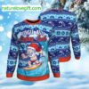 Jingle Bells Surfing Swells Santa Surf Ugly Christmas Sweater