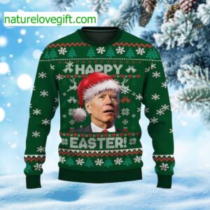Joe Biden Happy Easter Ugly Christmas Sweater