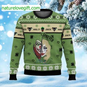 Joker X Harley Quinn Ugly Christmas Sweater