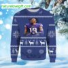 Justin Jefferson Christmas Ugly Sweater