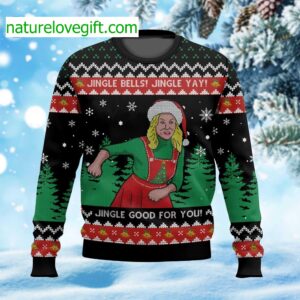 Leslie Knope Jingle Bells Jingle Yay Jingle Good For You Ugly Christmas Sweater