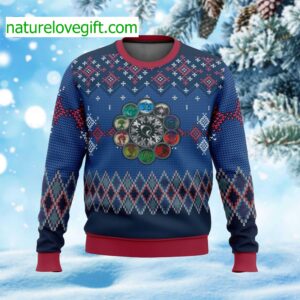Magic The Gathering Ravnica Christmas Ugly Sweater
