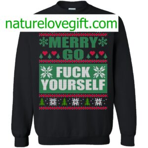 Merry Go F-ck Yourself Christmas Sweater