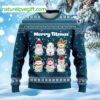 Merry Titmas Snowman Ugly Christmas Sweater