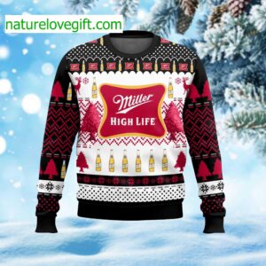 Miller High Life Ugly Christmas Sweater