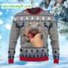 Moo Deng Bouncy Pig Ugly Christmas Sweater