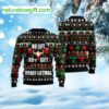 No Lift No Gift Fitness Santa Ugly Christmas Sweater