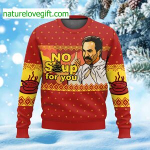 No Soup For You Seinfeld Christmas Sweater