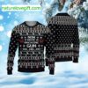 Now I Have A Machine Gun Ho Ho Ho Ugly Christmas Sweater
