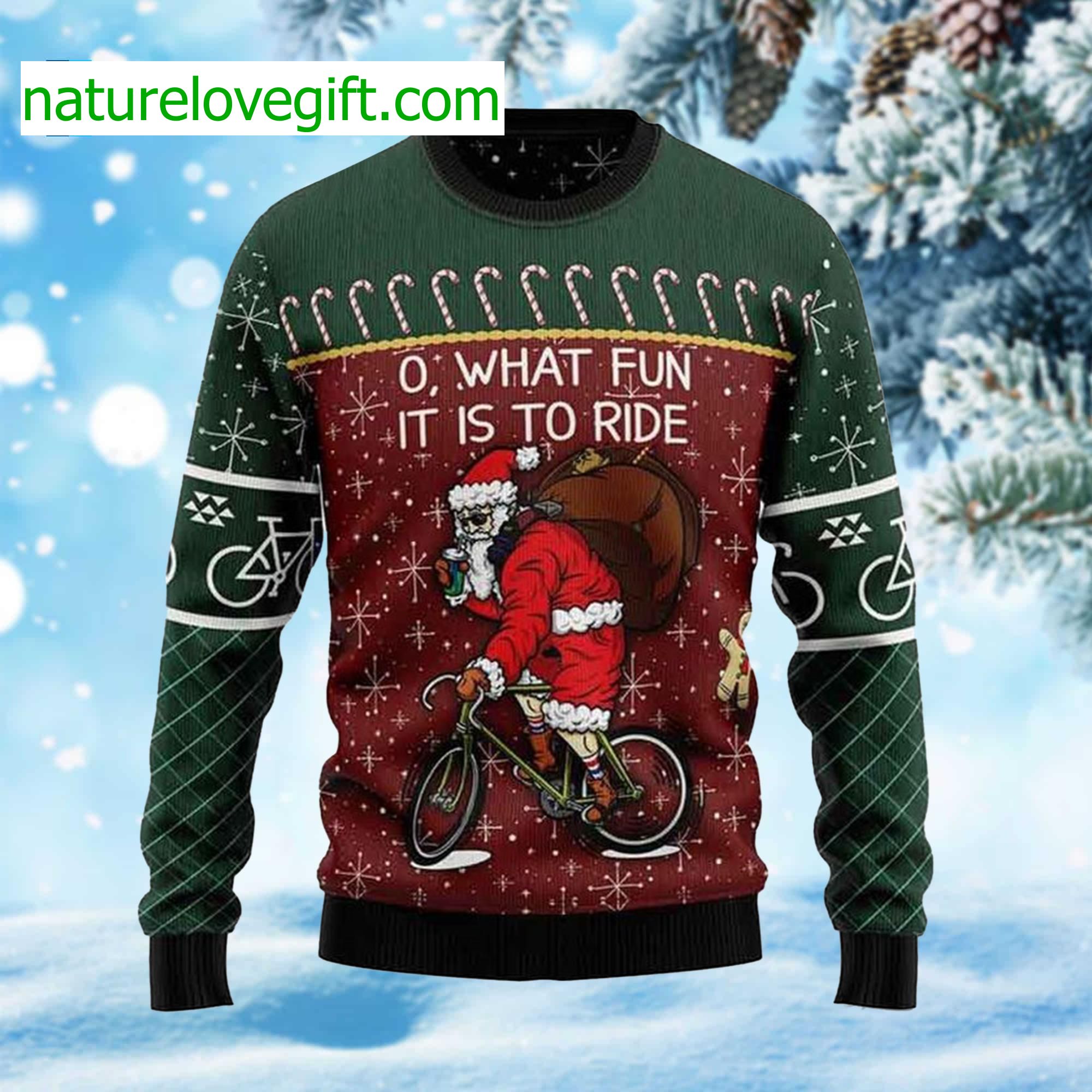 O What Fun It Is To Ride Ugly Christmas Sweater O What Fun It Is To Ride Ugly Christmas Sweater