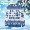 Ohh This Calls For A Document Ugly Christmas Sweater