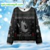 Penguin Overstimulated But Festive Ugly Christmas Sweater