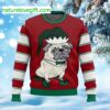 Pug Elf Christmas Ugly Sweater