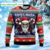 Santa Skull Ugly Christmas Sweater