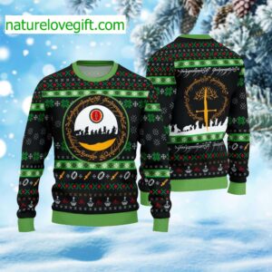 Sauron Eye Lord Of The Rings Ugly Christmas Sweater