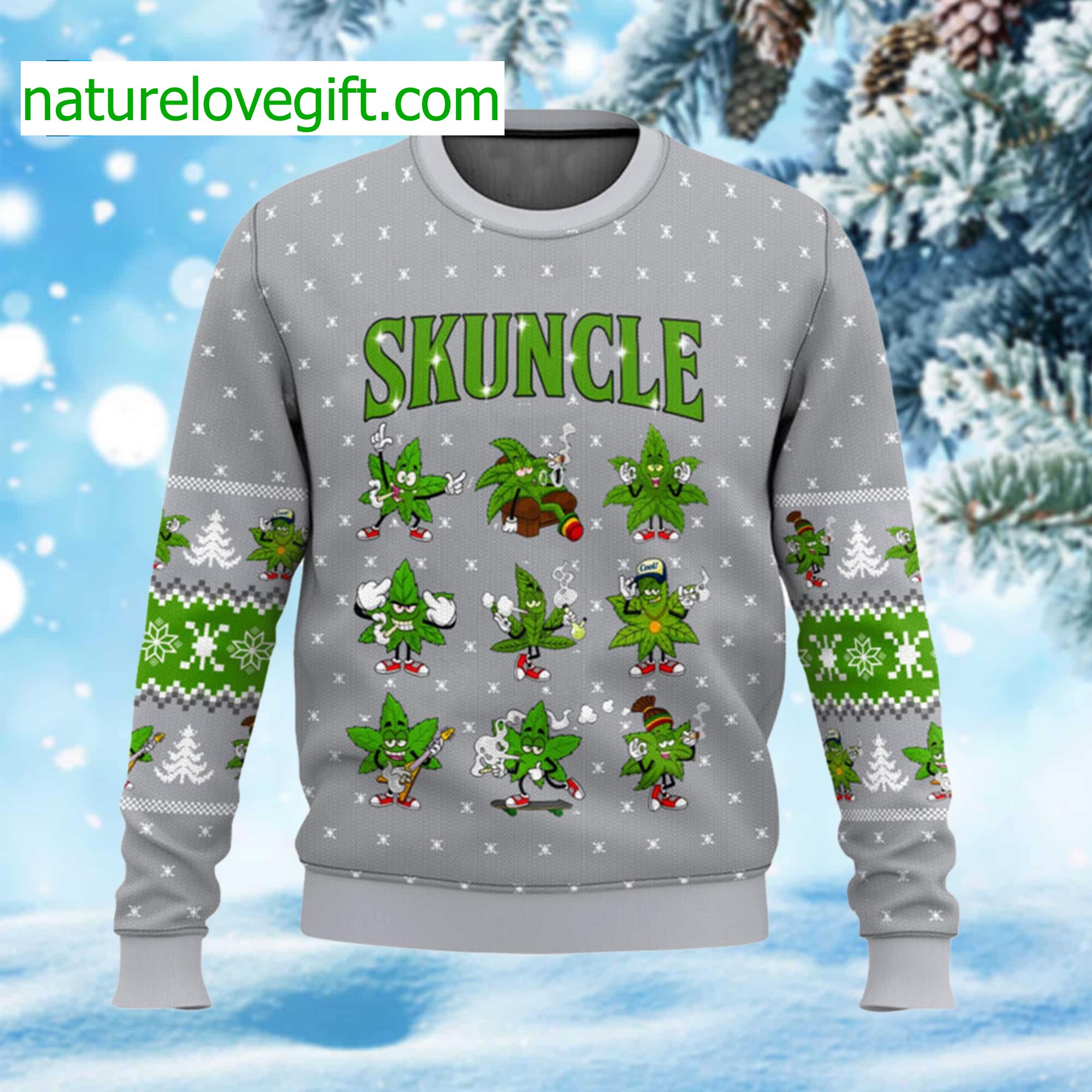 Skuncle Ugly Christmas Sweater Skuncle Ugly Christmas Sweater