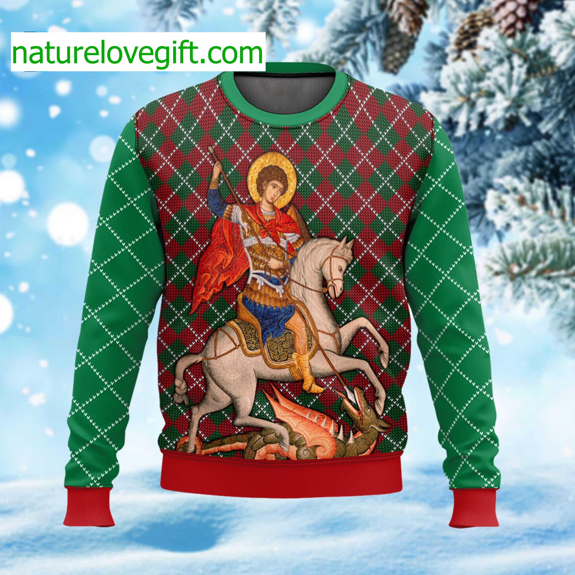 St George Ugly Christmas Sweater St George Ugly Christmas Sweater