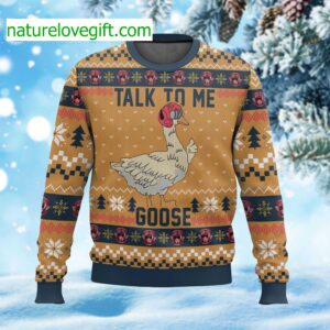 Talk To Me Goose Ugly Christmas Sweater