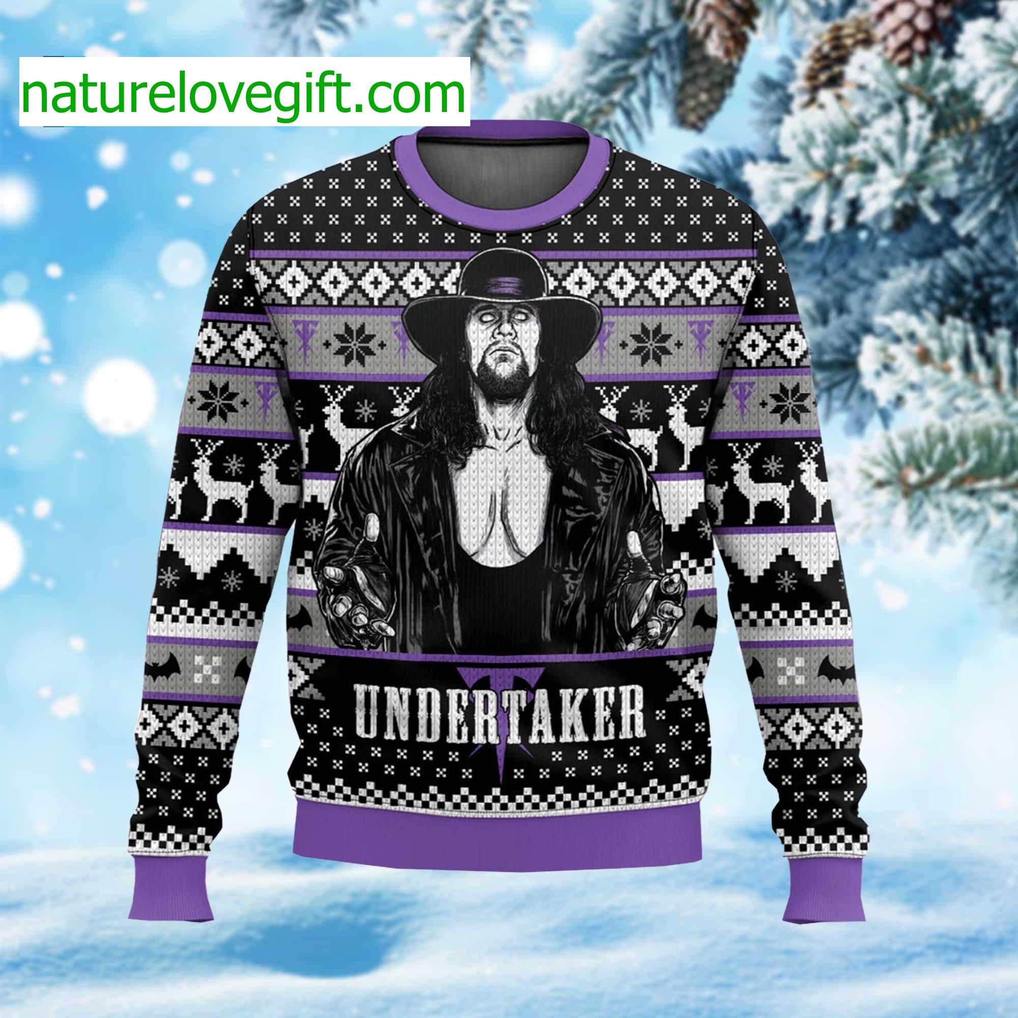 The Undertaker Ugly Sweater The Undertaker Ugly Sweater