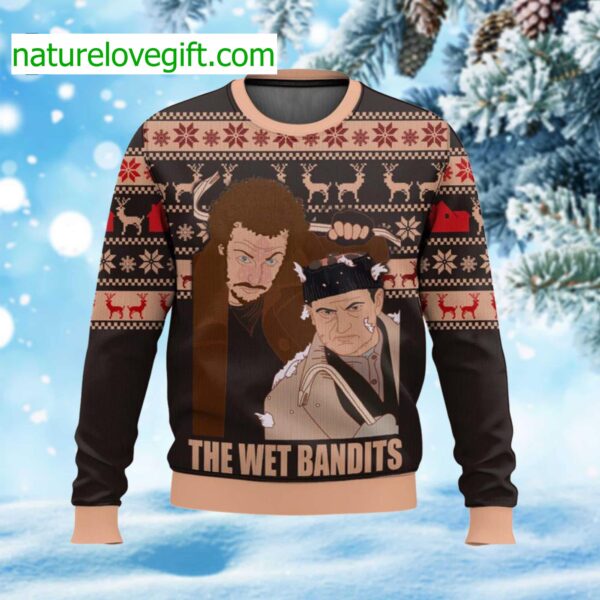 The Wet Bandits Ugly Christmas Sweater