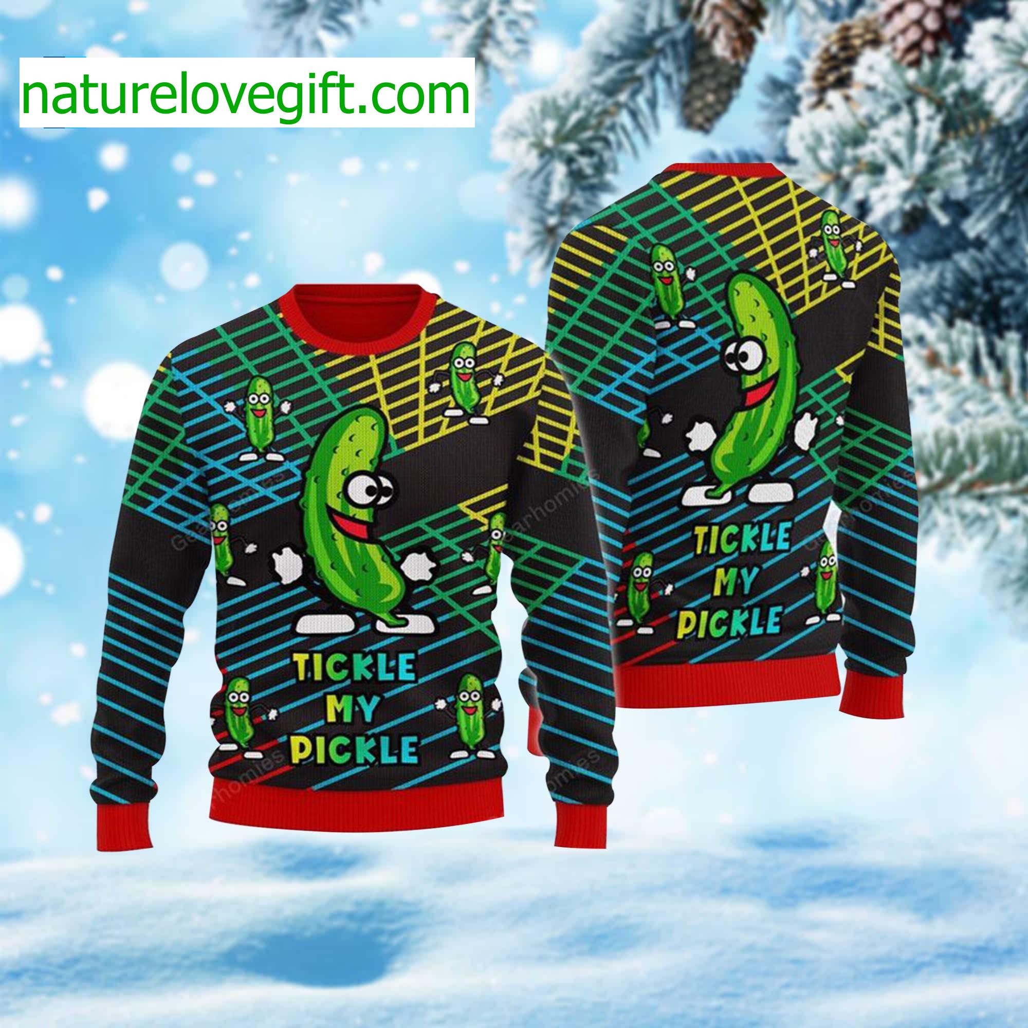Tickle My Pickle Ugly Christmas Sweater 1183413 Tickle My Pickle Ugly Christmas Sweater 1183413