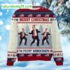 Trump Dancing Merry Christmas Ya Filthy Democrats Ugly Christmas Sweater