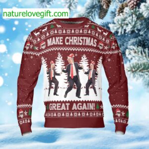 Trump Make Christmas Great Again Ugly Sweater