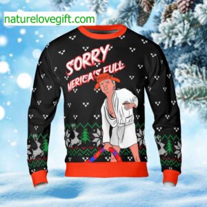 Trump Sorry Merica’s Full Ugly Christmas Sweater