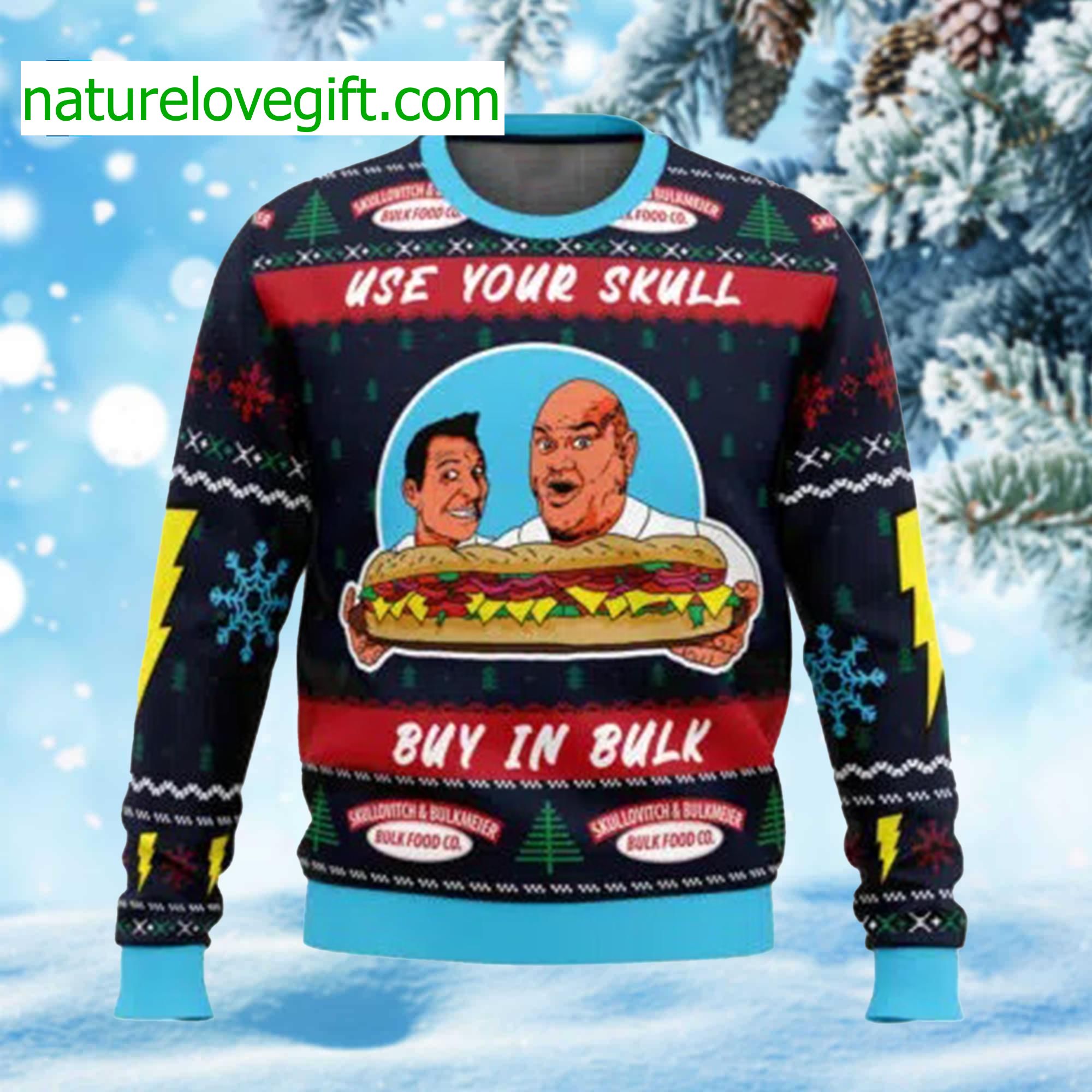 Use Your Skull Buy In Bulk Ugly Christmas Sweater Use Your Skull Buy In Bulk Ugly Christmas Sweater
