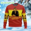 Winston Wolf Let’s Not Start Ugly Christmas Sweater