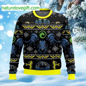 Xenomorphs Alien Ugly Christmas Sweater