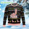 You’re A Worm With A Mustache Ugly Christmas Sweater